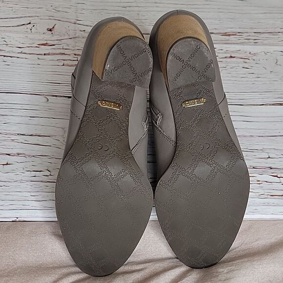 Vionic Taupe Leather Ankle Boots Size 6.5 - Picture 7 of 9